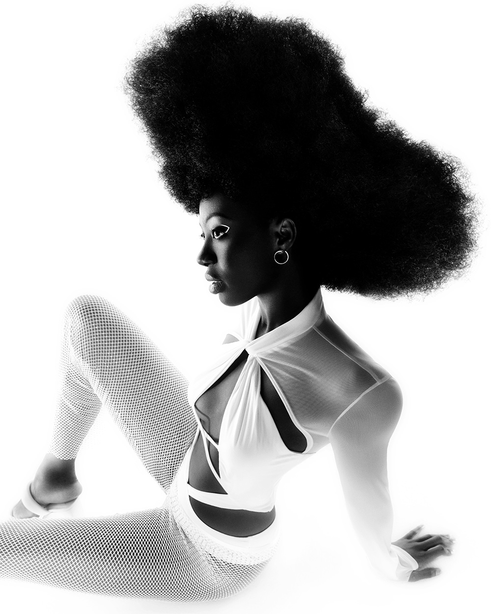 Darrel Starkey - BHA Afro Hairdresser of the Year 2025 - Big Shaped Combed Out Afro 